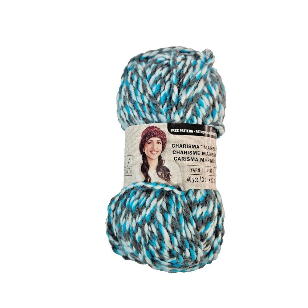 Loops & Threads Charisma Marble Yarn Landscape Blue Gray DISCONTINUED